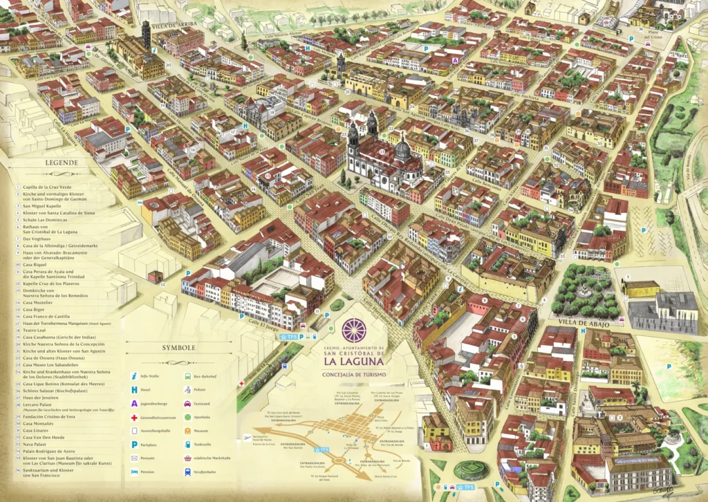 Mapa La Laguna